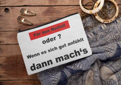 Täschchen für den Notfall oder? Wenn es sich gut anfühlt, dann mach's digital-media-products.com