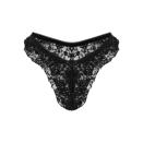 Ouvert-Slip mit Floraler Spitze